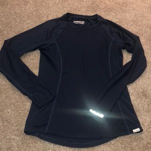 Avalanche dark blue long sleeve top small